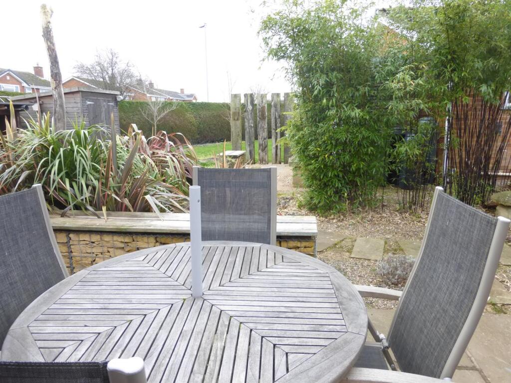 Seating with side view