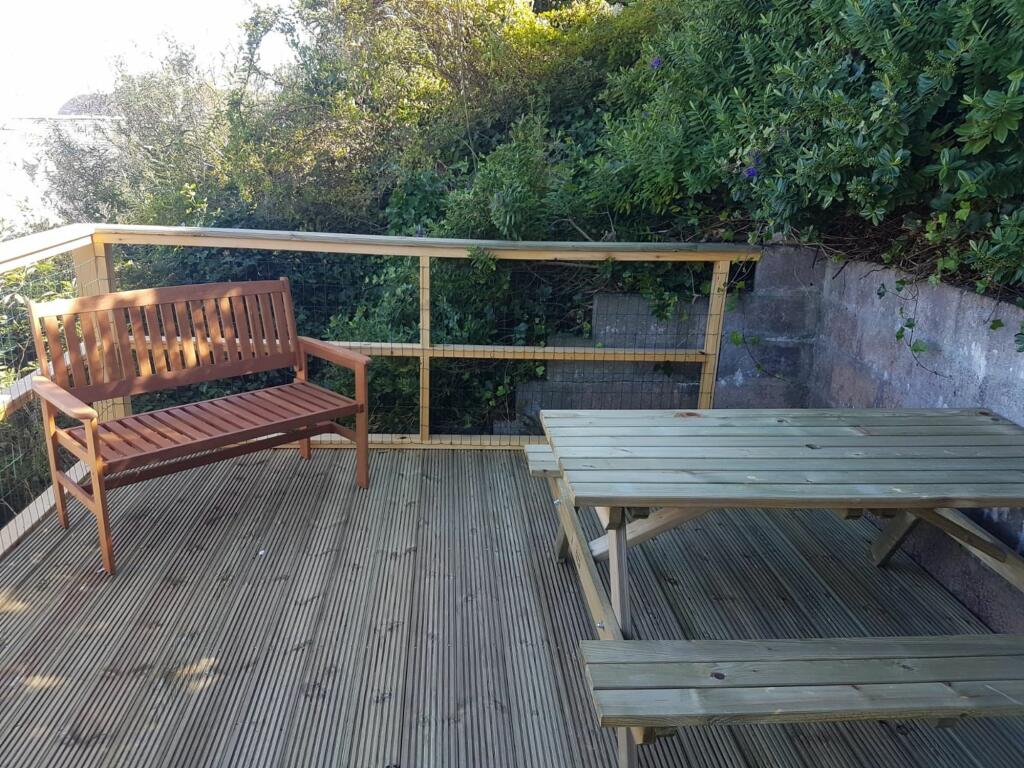 Raised Decked Area with Sea View