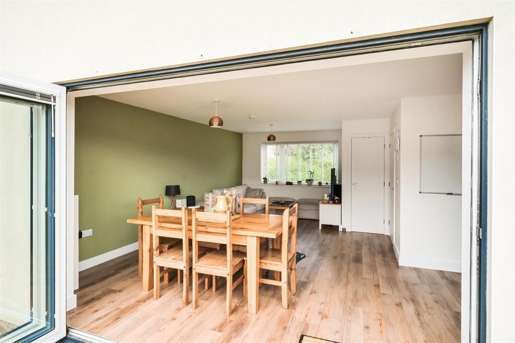 From the Garden looking into the Dining Area