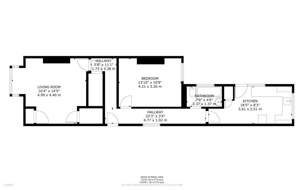 Flat A, 73 Green Lane, Hanwell, London, W7 2PA