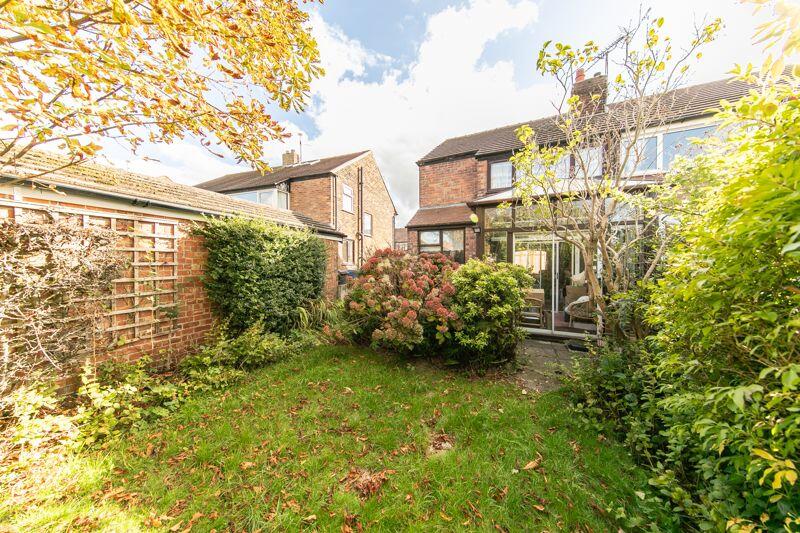 Mature private garden