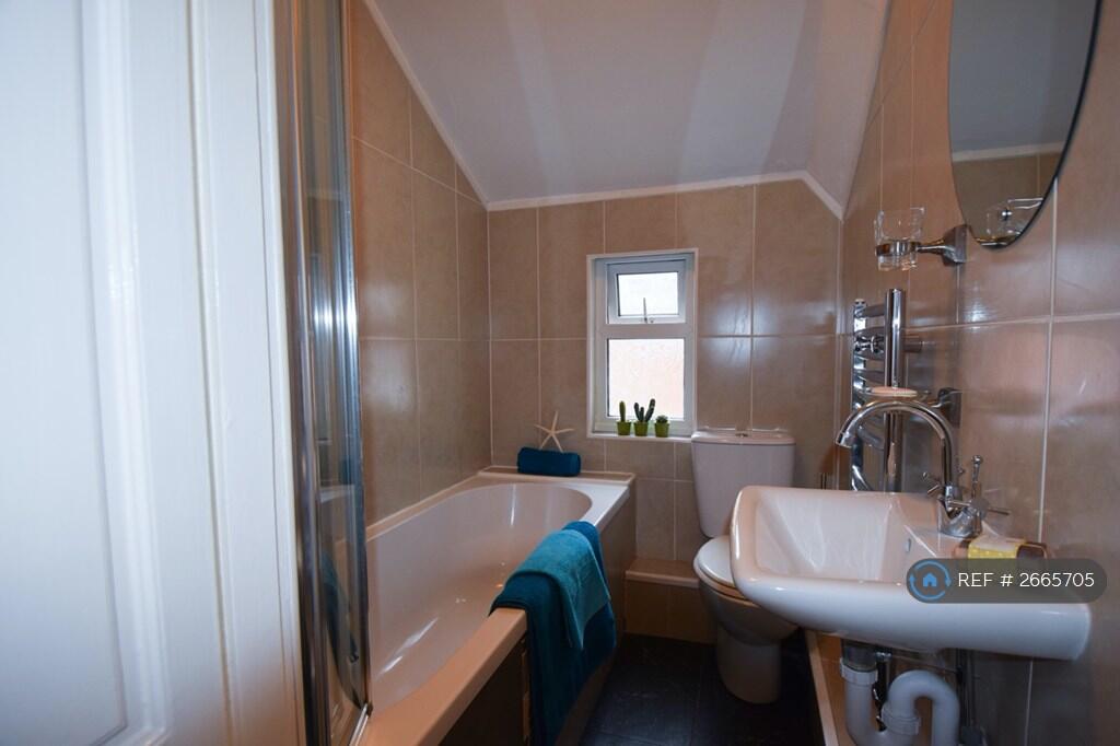 Upstairs Bathroom With Shower And Bath 