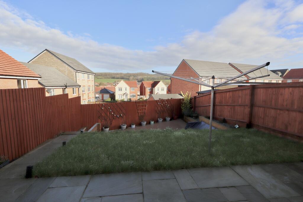 Rear garden with views