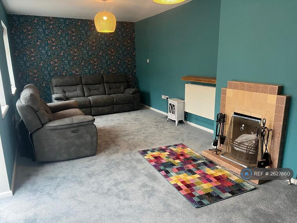 Lounge With Open Fireplace