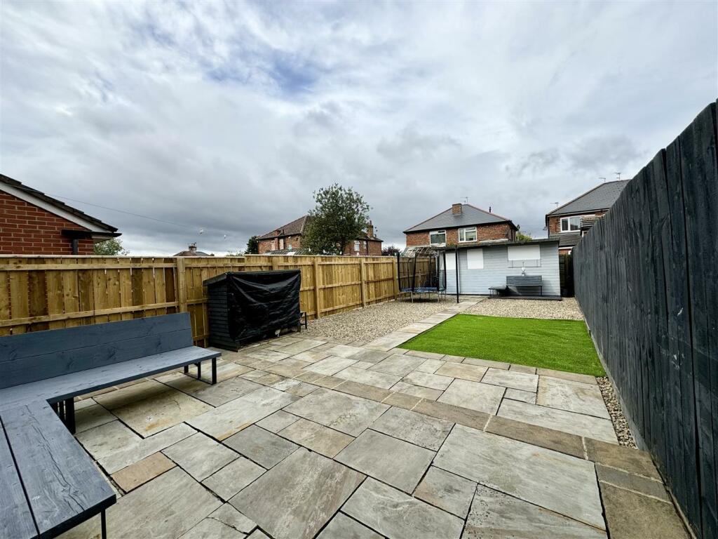 Rear garden