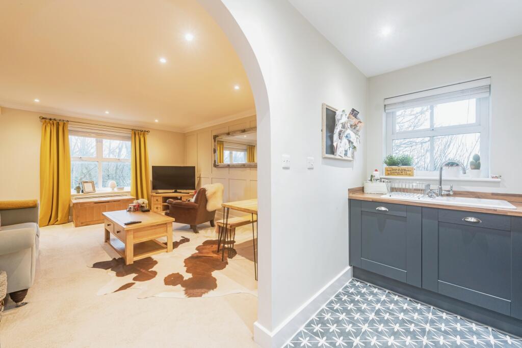 Kitchen and lounge view