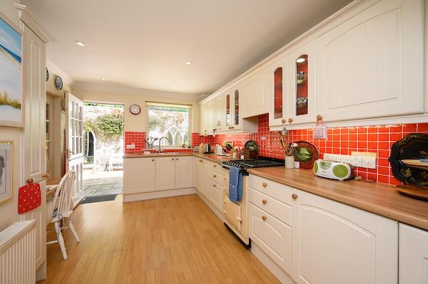 Kitchen and garden door