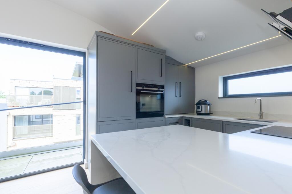 Open plan kitchen living area 