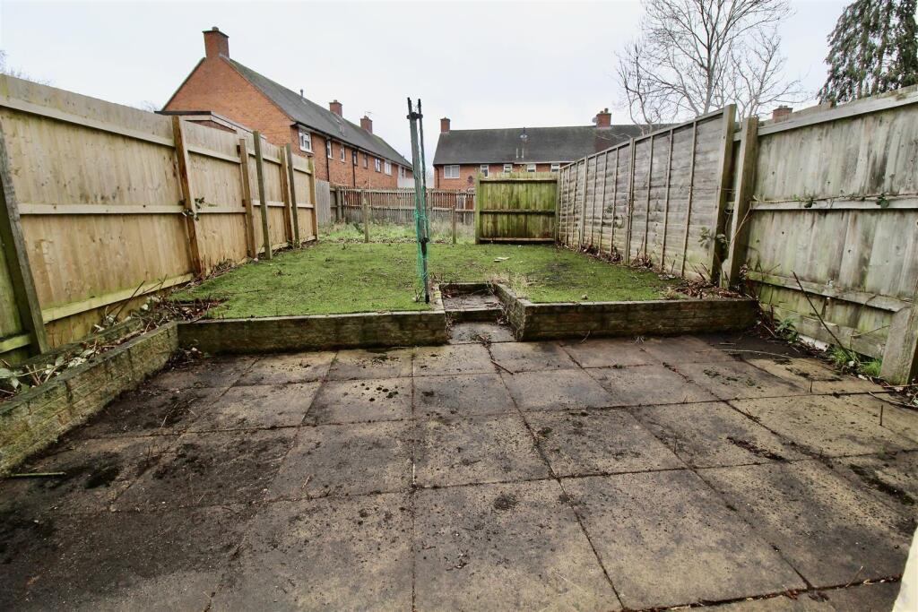 Private Rear Garden