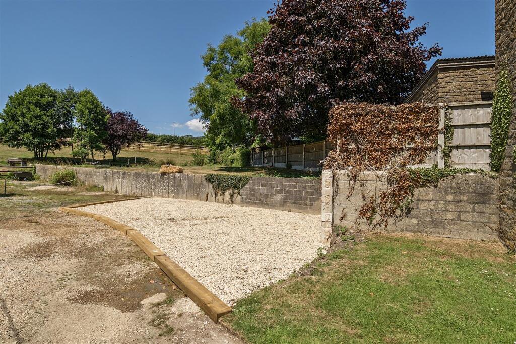 Garden and parking