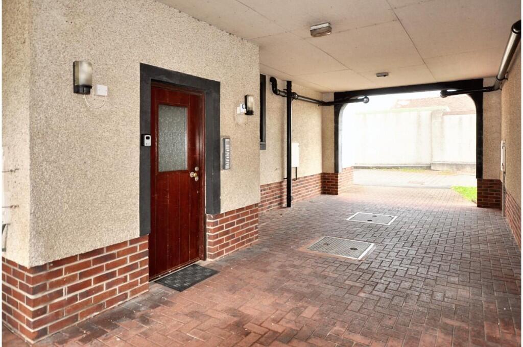 Main building door