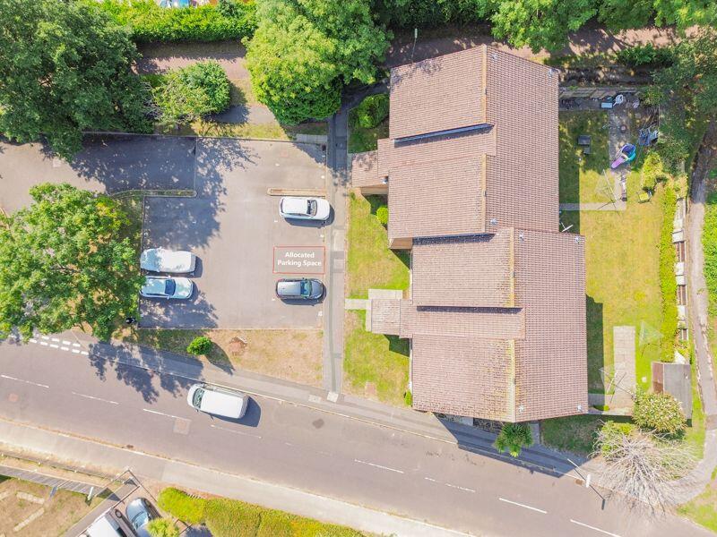 Aerial view with Allocated Parking