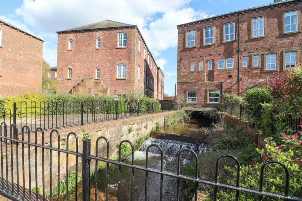Gardens and waterfall