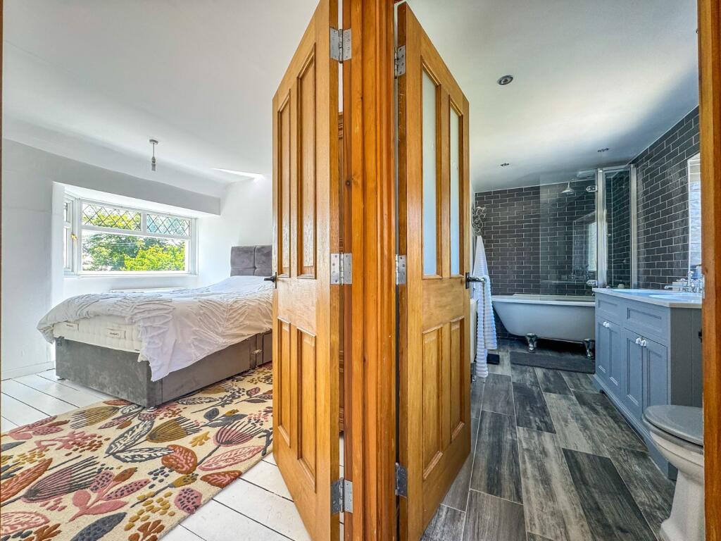 Bed One &amp; Bathroom
