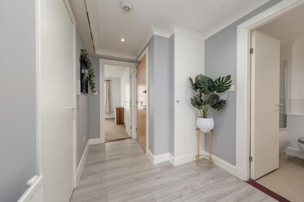 Spacious hallway