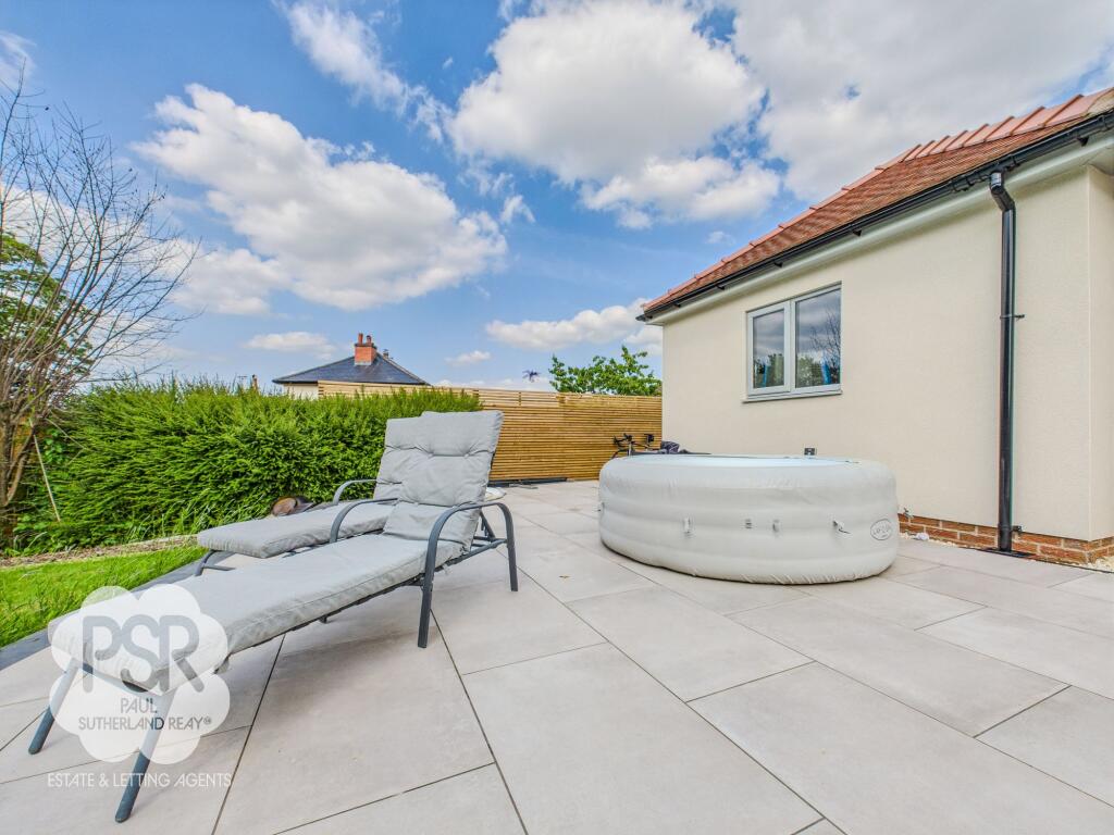 Outdoor Spa Patio Area