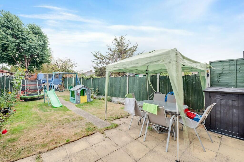 Private rear garden