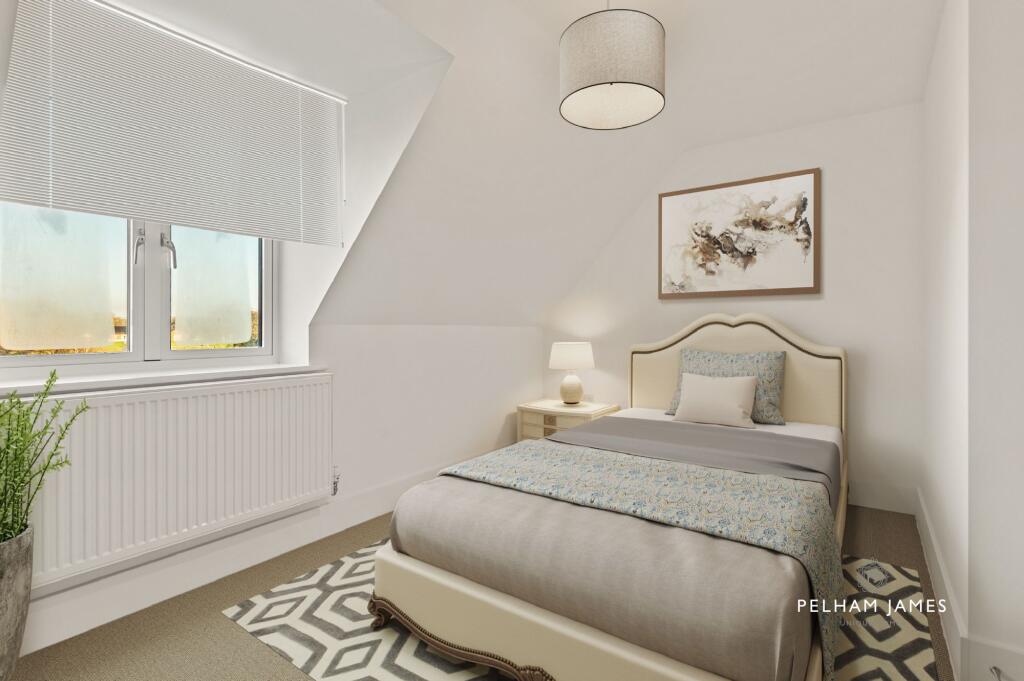 Third Bedroom, Osprey House, Medbourne (virtually staged image)