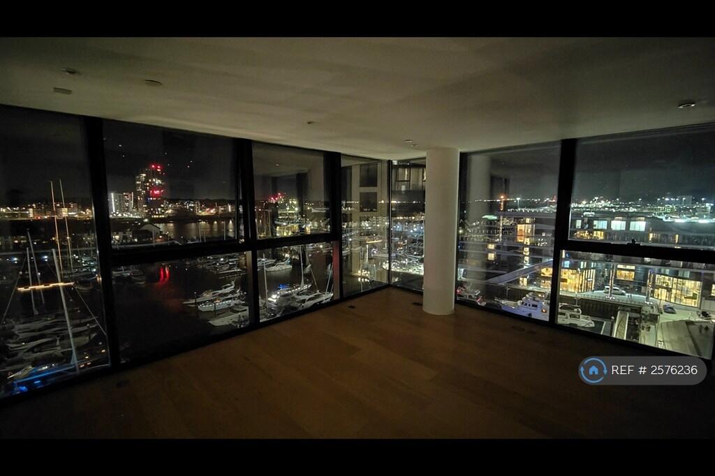 Waterfront View At Night