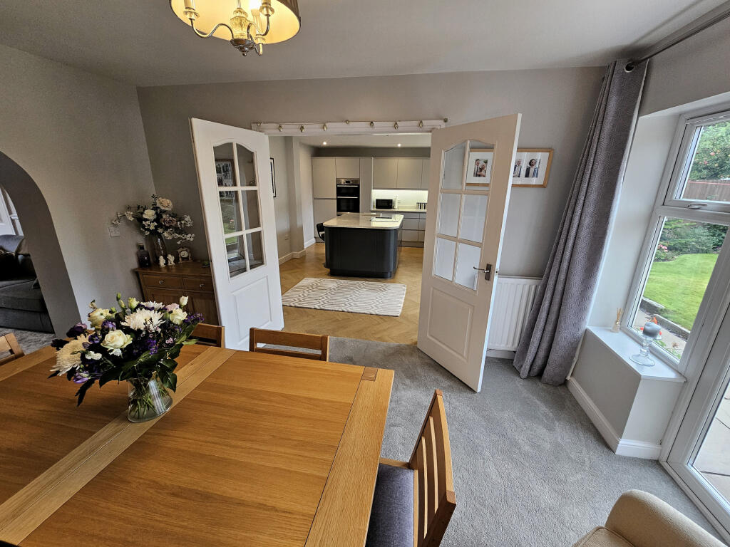 View from Dining Room to Kitchen