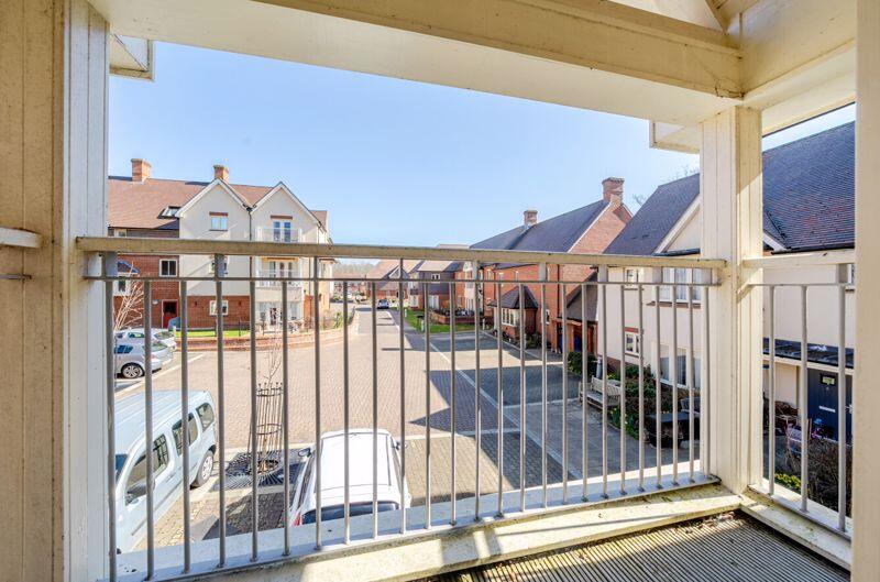 East-facing balcony view