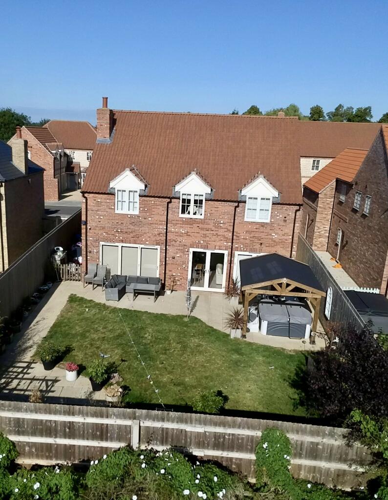 Rear of property