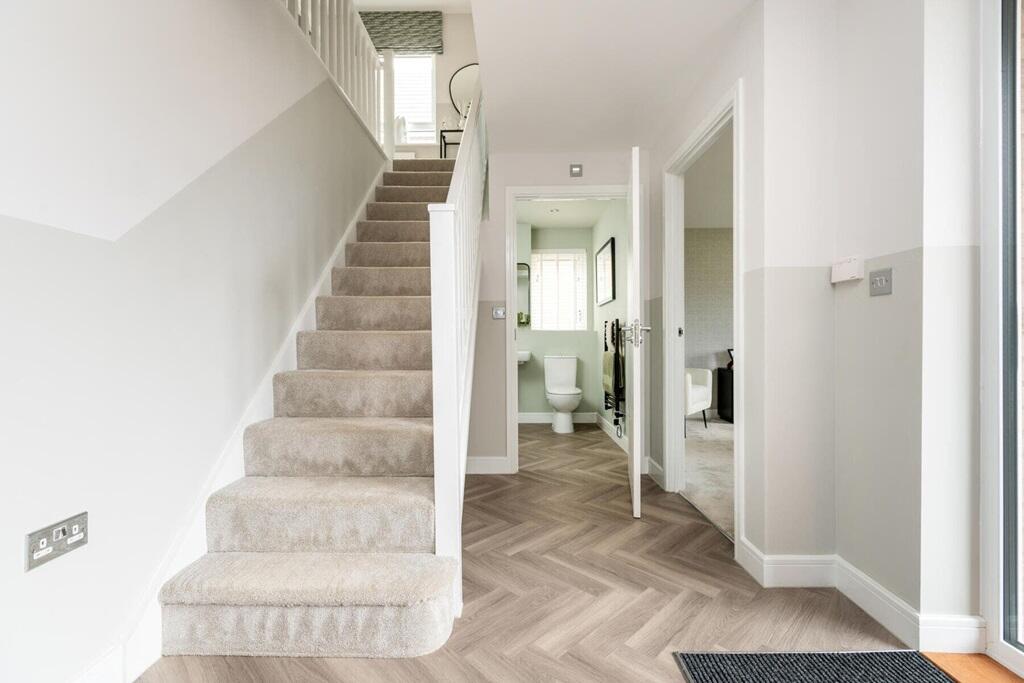 Bright and spacious hallway