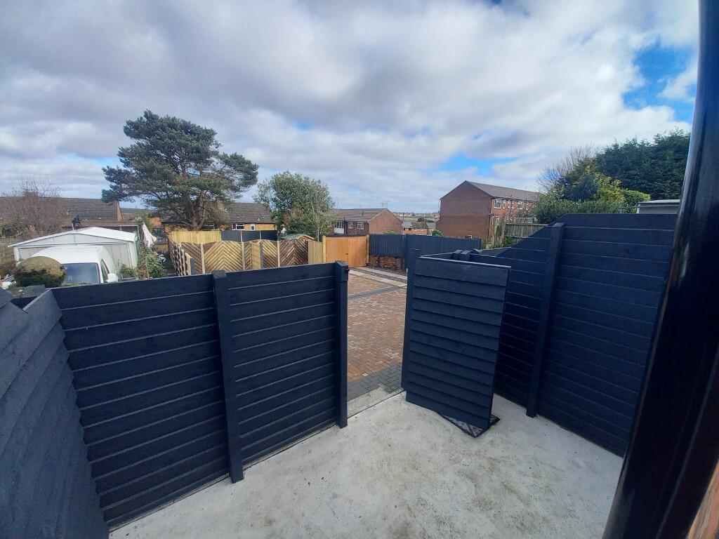 Rear patio
