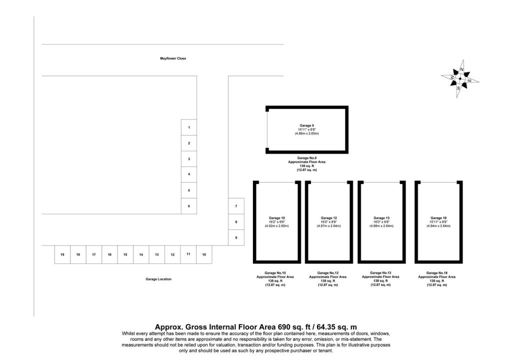 Garage 18 - Mayflower Close Mayflower Close Garage