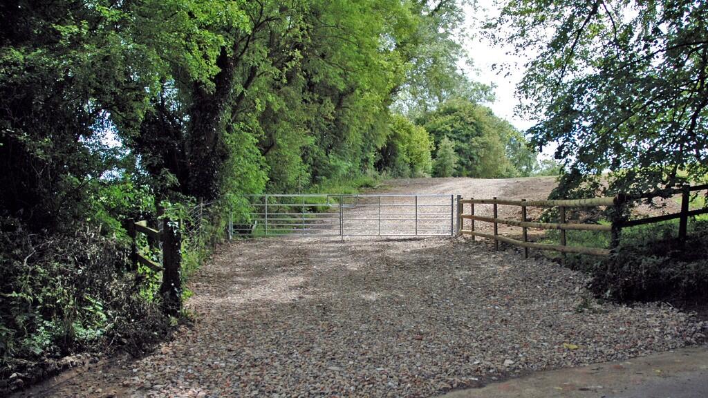 Gated entrance.