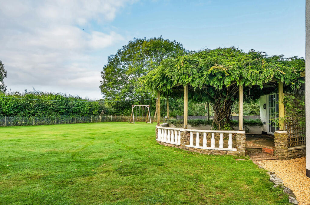 Garden and Wisteria