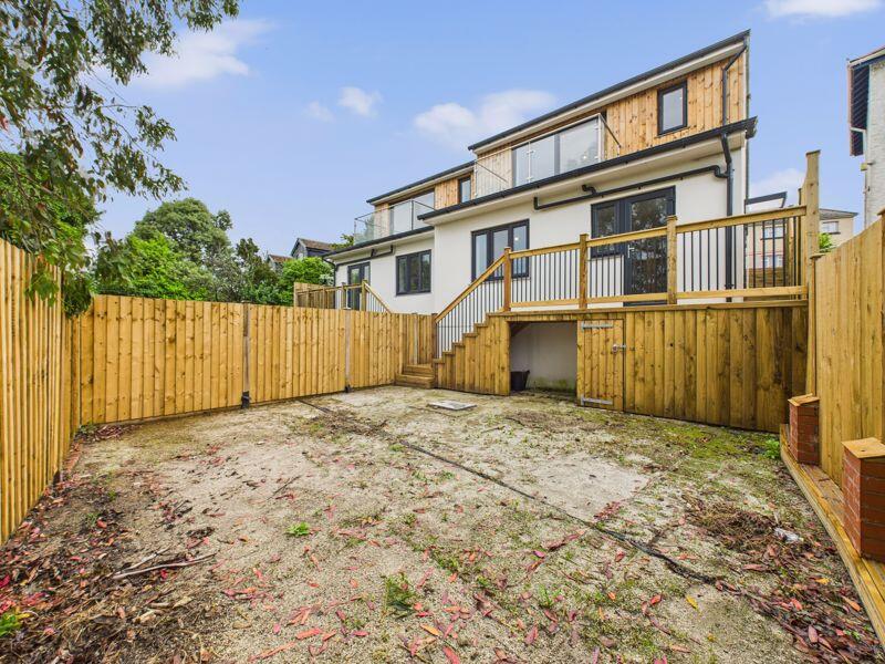 rear elevation and garden
