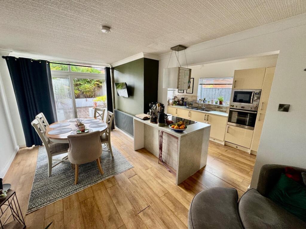 Family Area into Dining Area