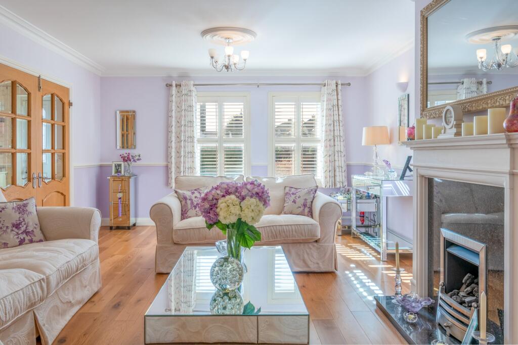 Generous living room