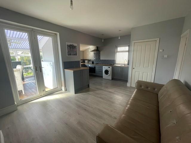 Open plan kitchen diner and living space
