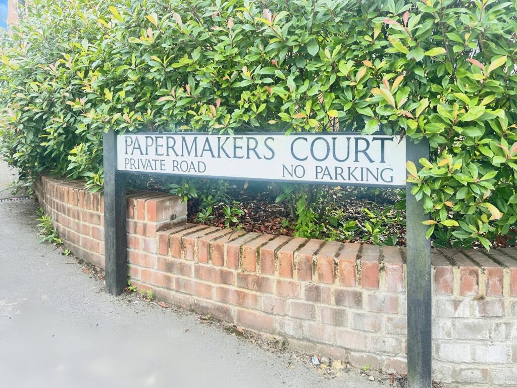 Entrance To The Private Road