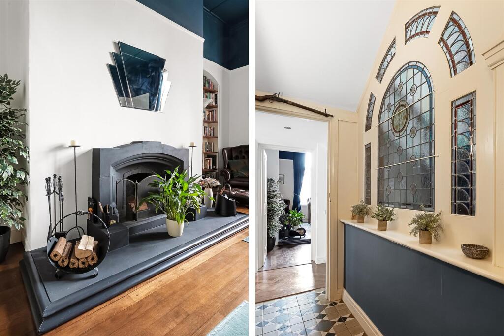 Fireplace &amp; Lobby Entrance