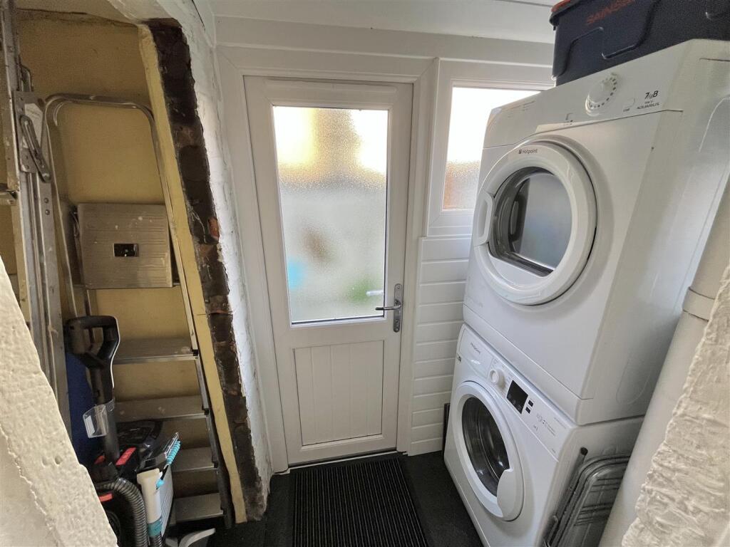 Rear Porch/Utility Space