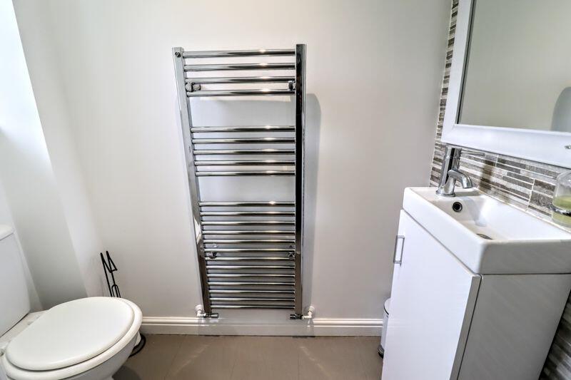 Refitted downstairs cloakroom