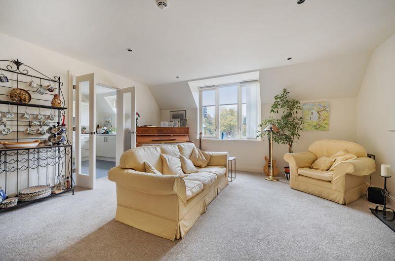 Living/dining room through to kitchen