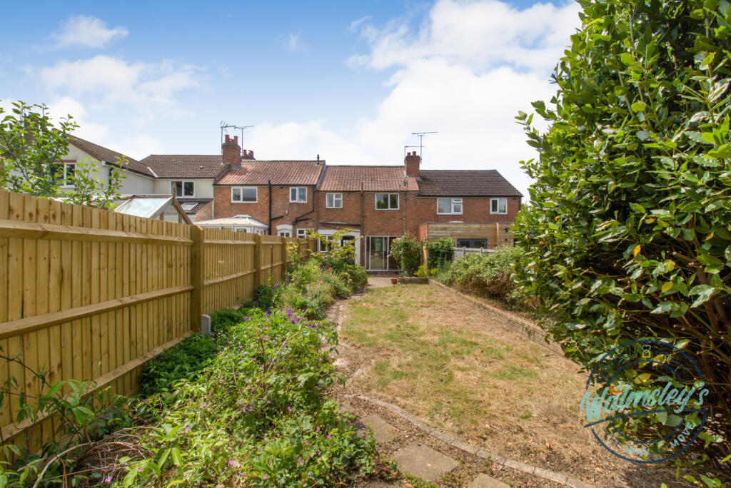 Rear gardens and elevation