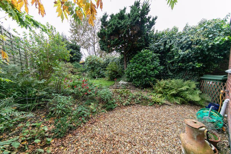 Mature private garden