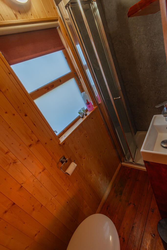 SHEPHERD'S HUT SHOWER ROOM