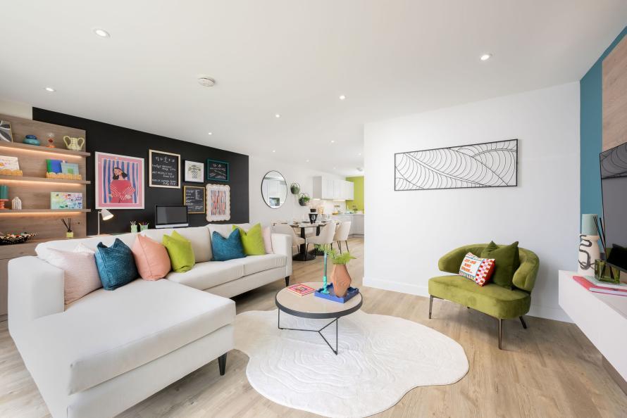Plot 2 - 3 Bedroom Home Audley Green -Living