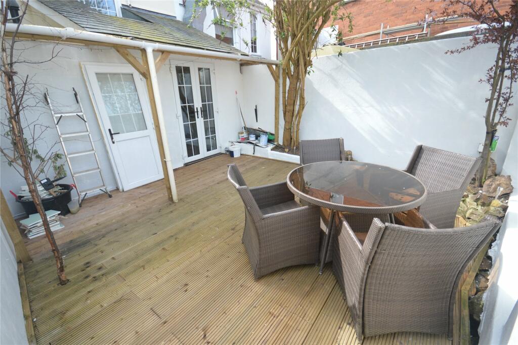Rear courtyard