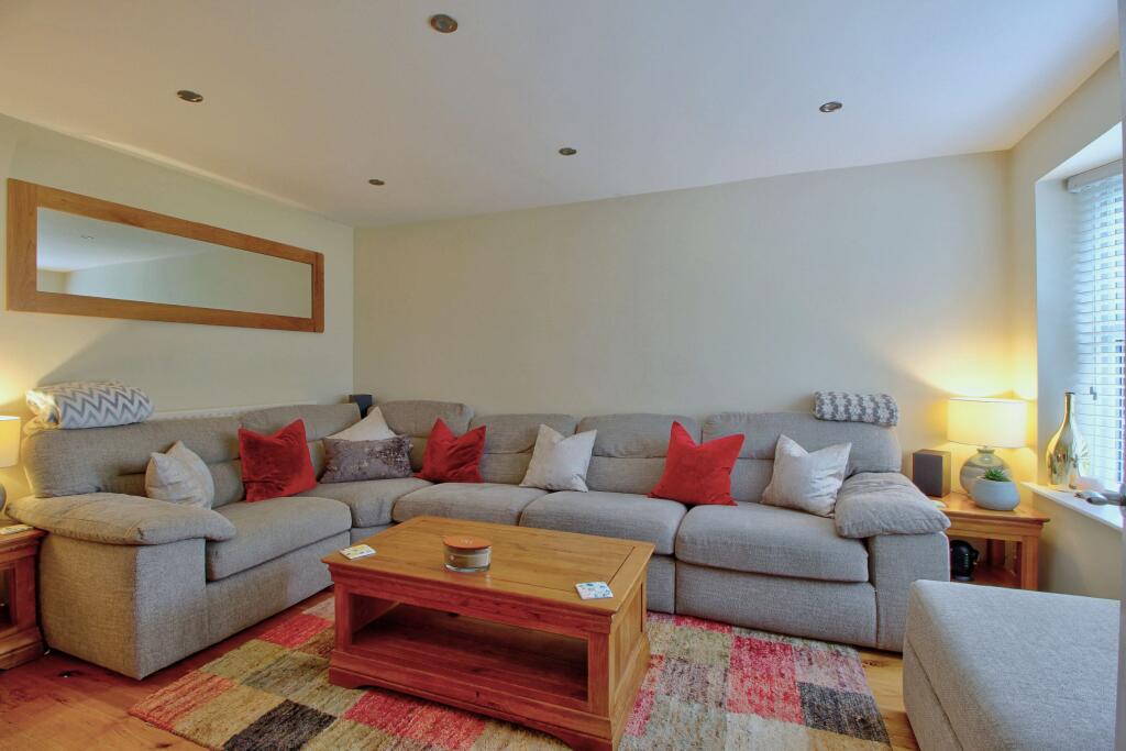 Living Room with bay window