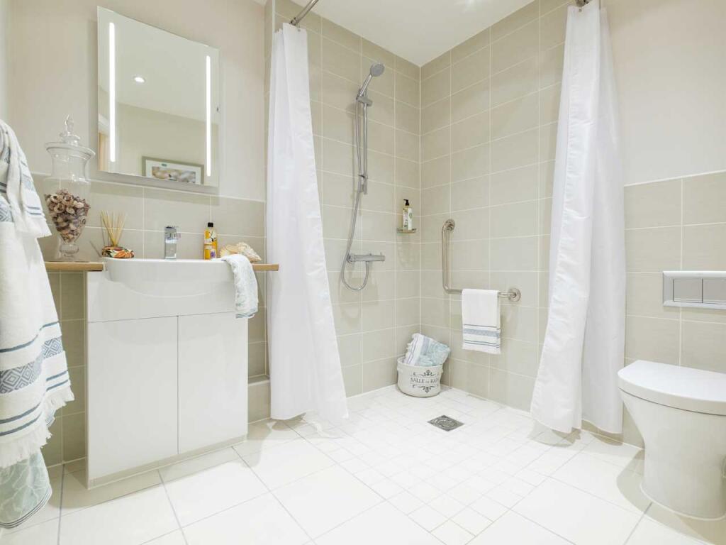 Typical shower room