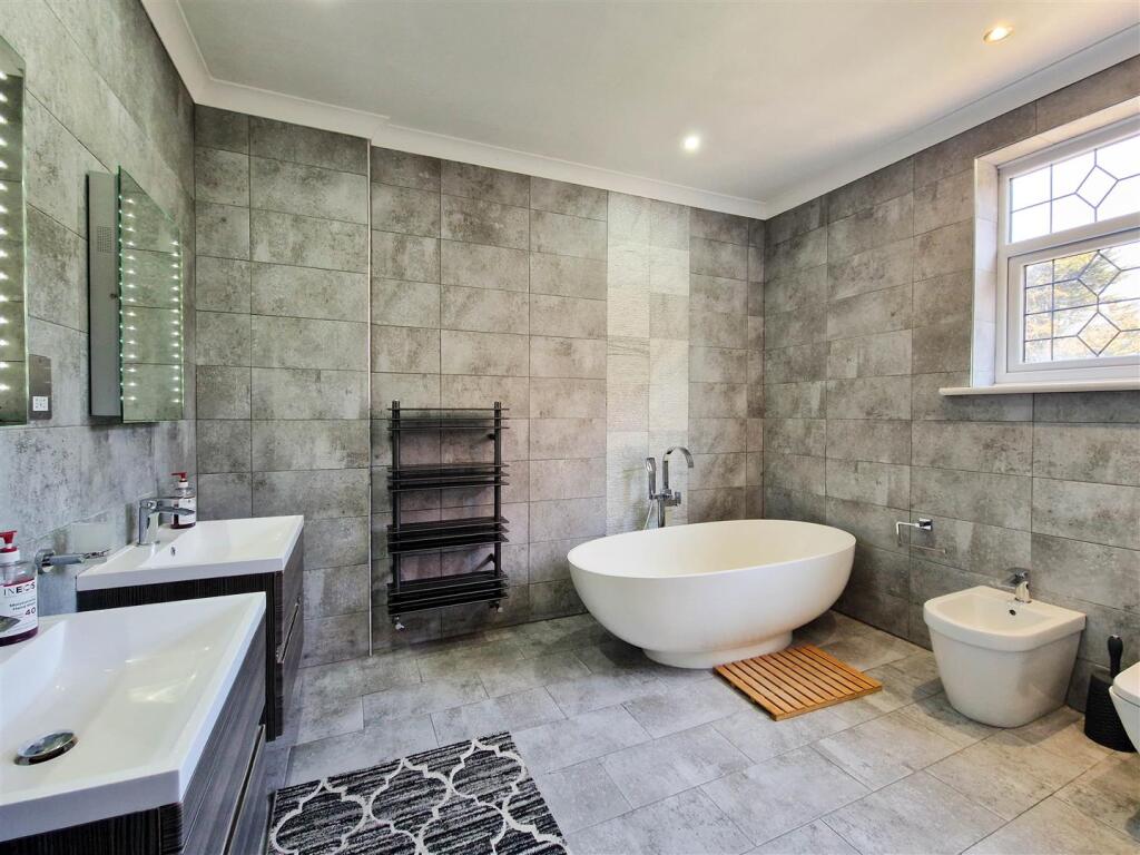 Stunning five piece family bathroom