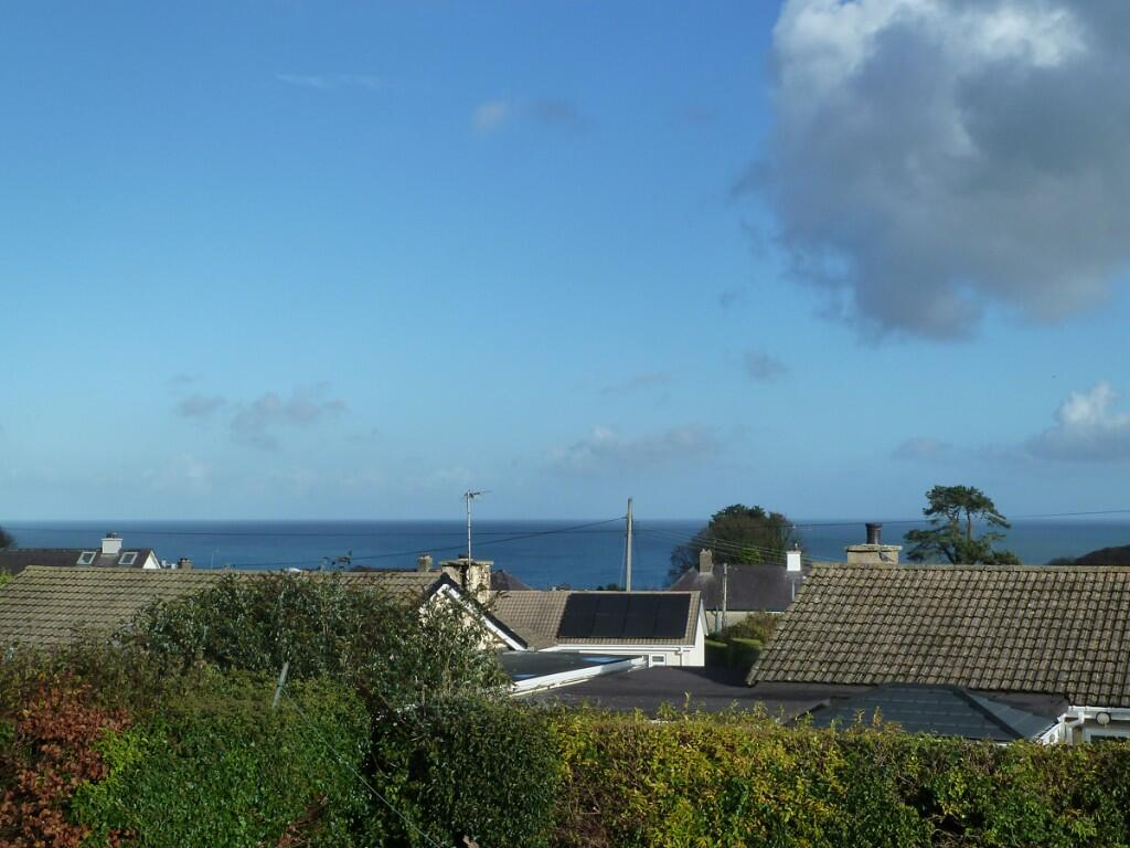 Sea views from rear