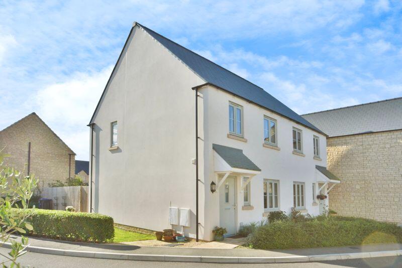 Side view of property